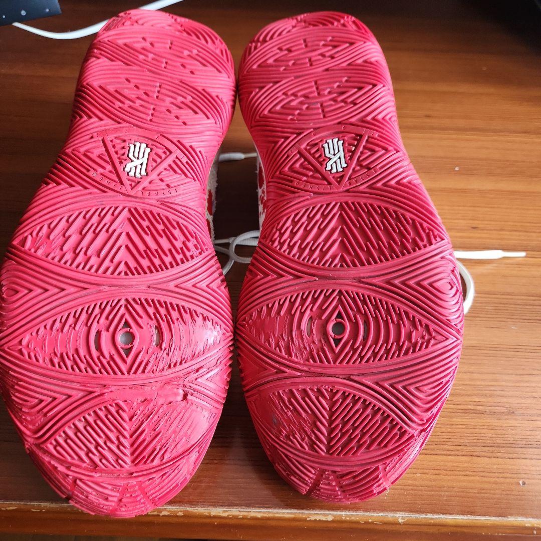 Kyrie 5 ホワイト/レッド/マルチカラー bandulu　28.5 EP