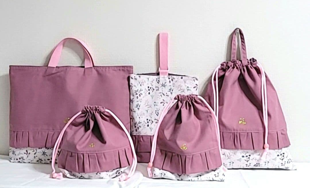 ひろぽん様☆専用67.入園入学セット　パープル ピンクベリーガーデン追加あり