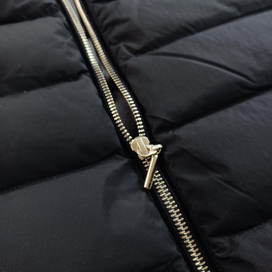 SONO ソーノ ダウンベスト ペプラム ネイビー サイズ1 ヘム