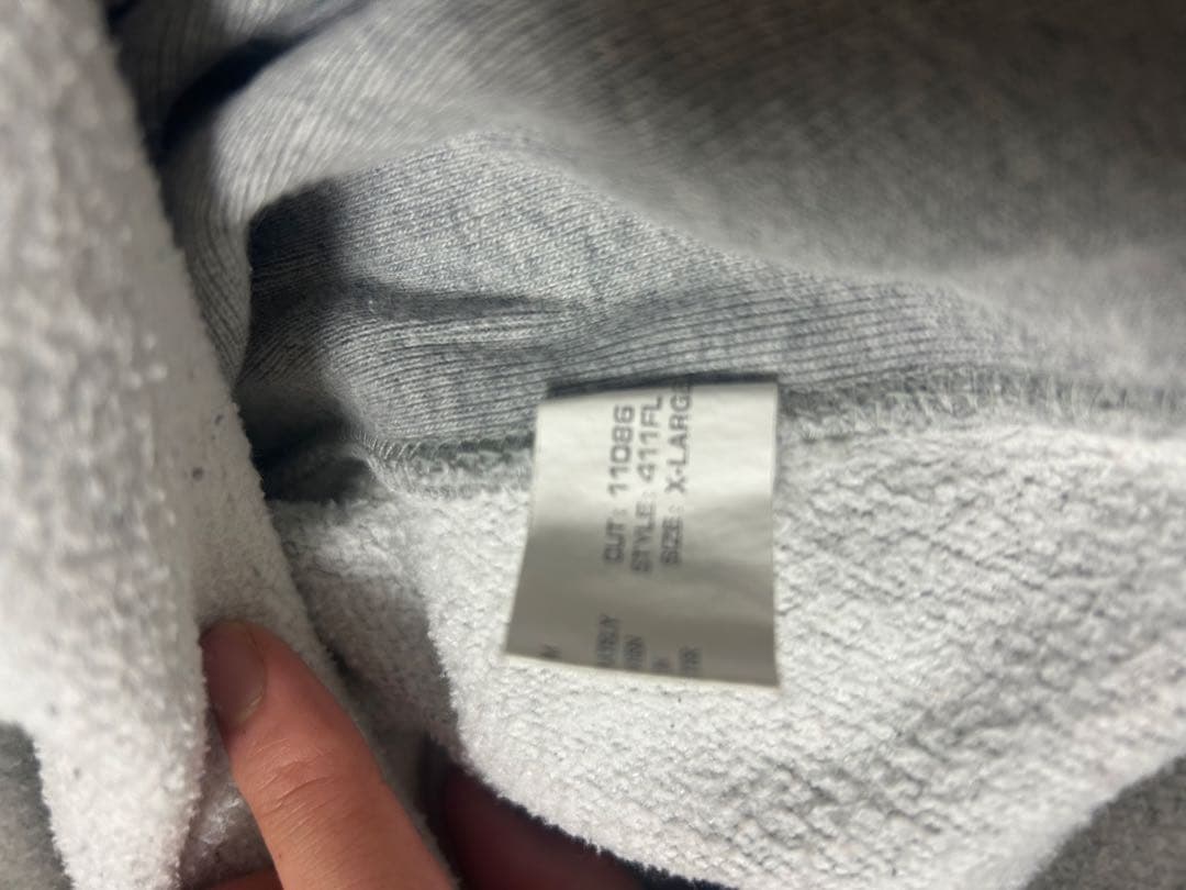 Supreme グレー ボックスロゴパーカー