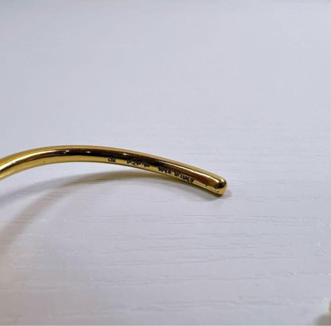 CELINE ゴールド ノットデザイン ブレスレット　バングル　アクセ　金