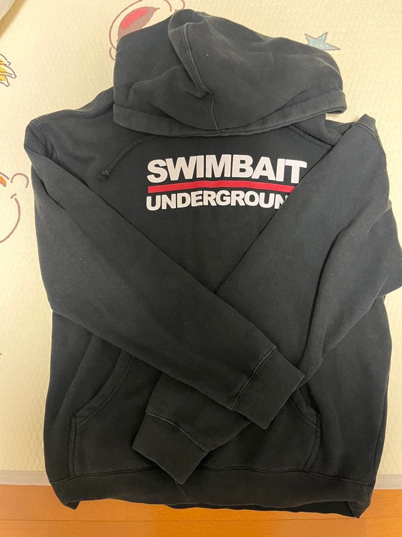 【希少】SWIMBAIT UNDERGROUND ブラックパーカー M