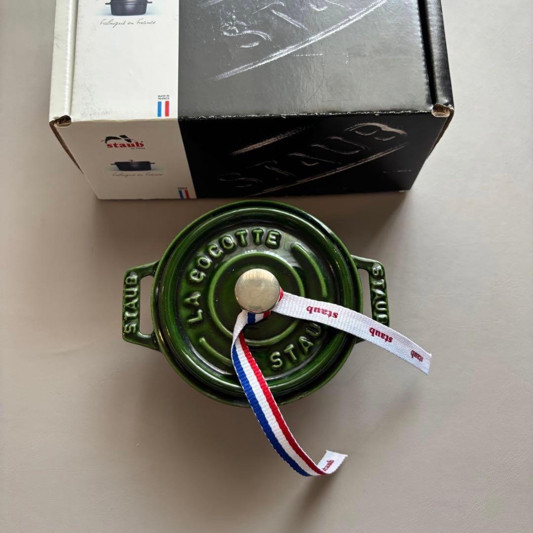 Staub STAUB ピコ・ココット ラウンド　10cm バジルグリーン