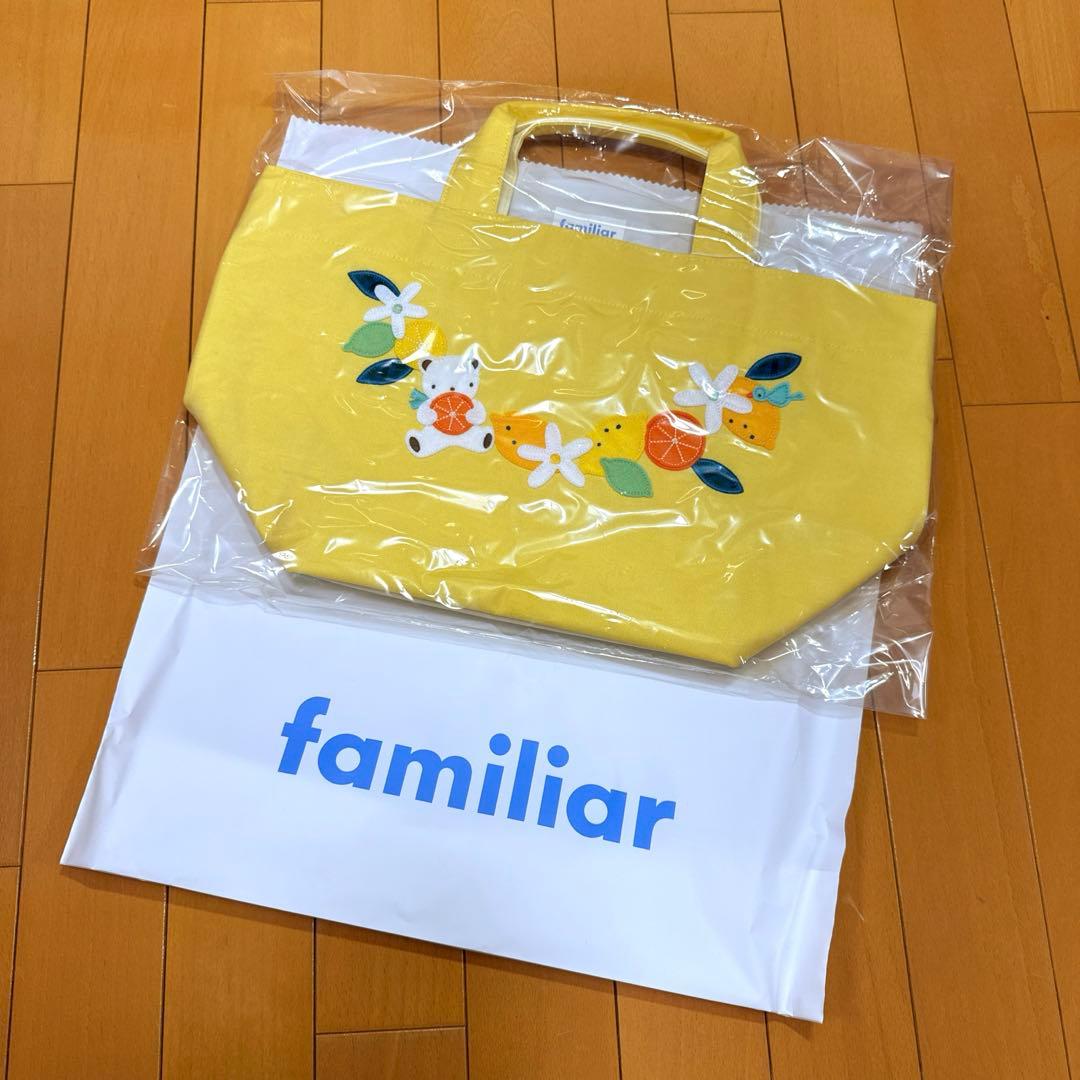 【新品】familiar トートバッグ