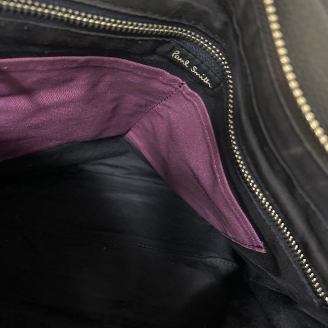 Paul Smith ポールスミス トートバッグ メンズ A4しぼ革　肩掛け可