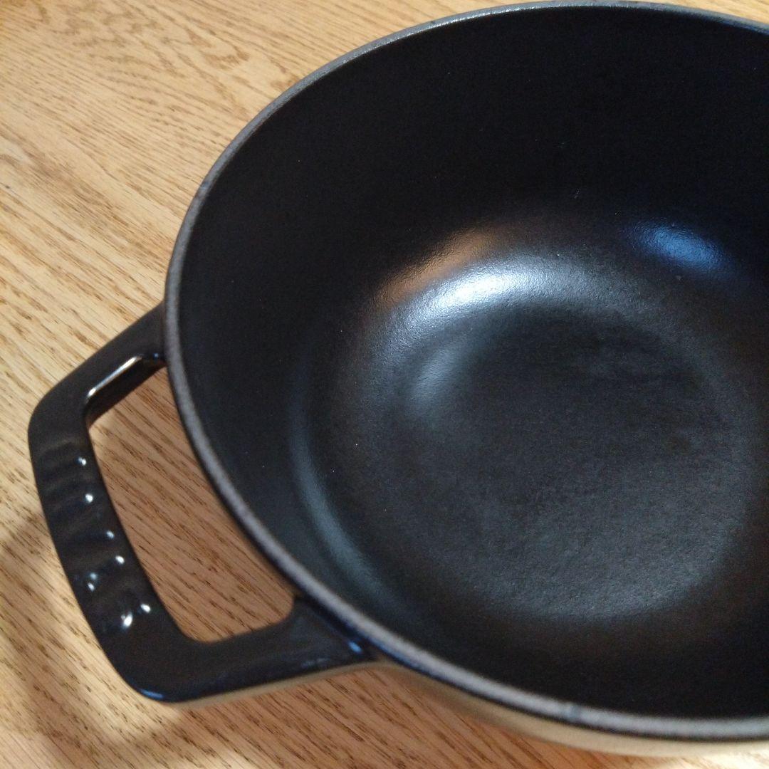 生涯保証あり ストウブ ワナベ 18cm シャイニーブラック