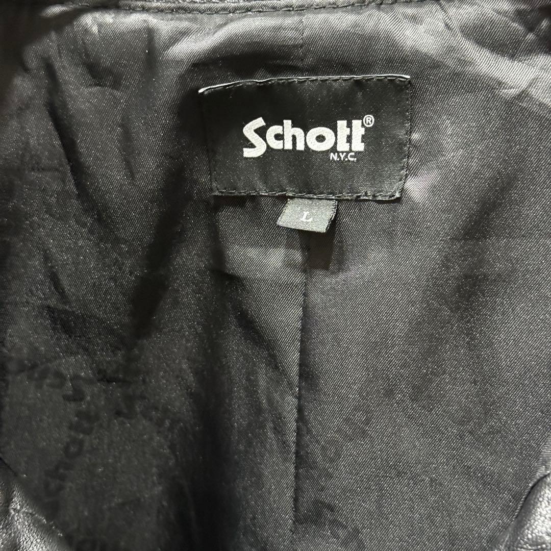 ジャケット・アウター Schott SHEEP LEATHER 1st TRACKER JACKET