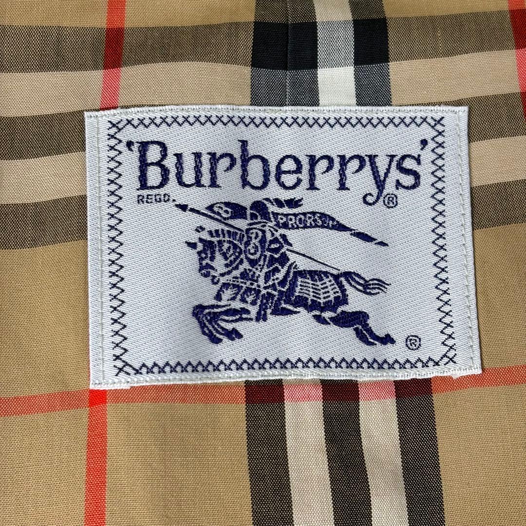 【良品】バーバリー　トレンチコート　白タグ　ベージュ　Mサイズ　着丈117ロング