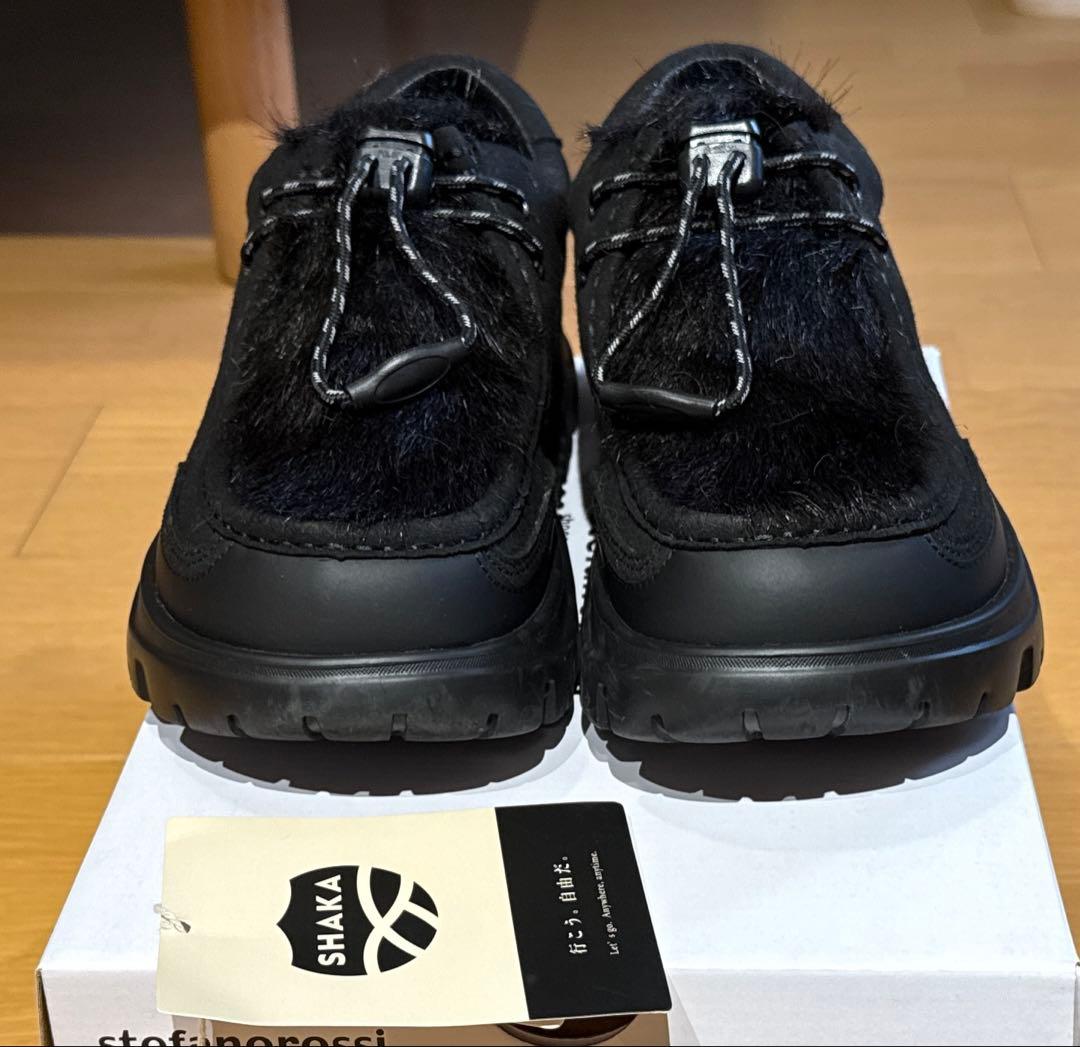 値下済☆美品　今期新作　SHAKA ファー付きチロルモックシューズ 2025AW