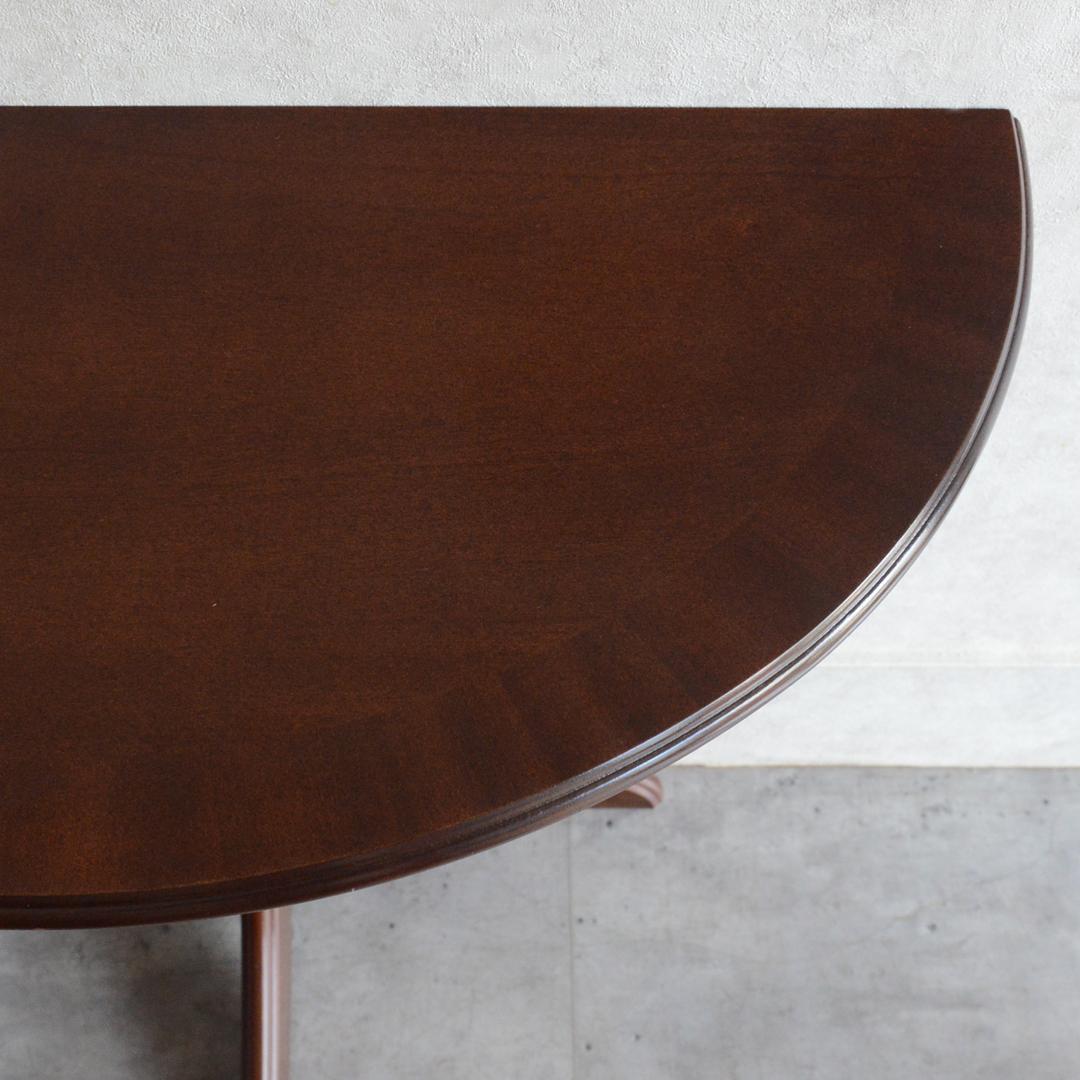 イギリス ヴィンテージ ハーフムーン コンソールテーブル サイドテーブル