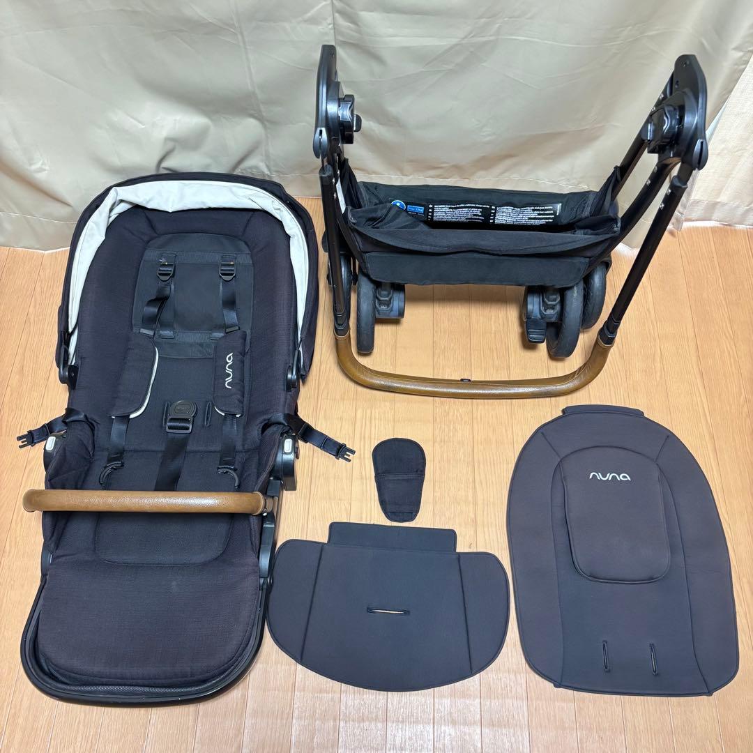 NUNA TRIV ベビーカー フレームブラック 2020年製