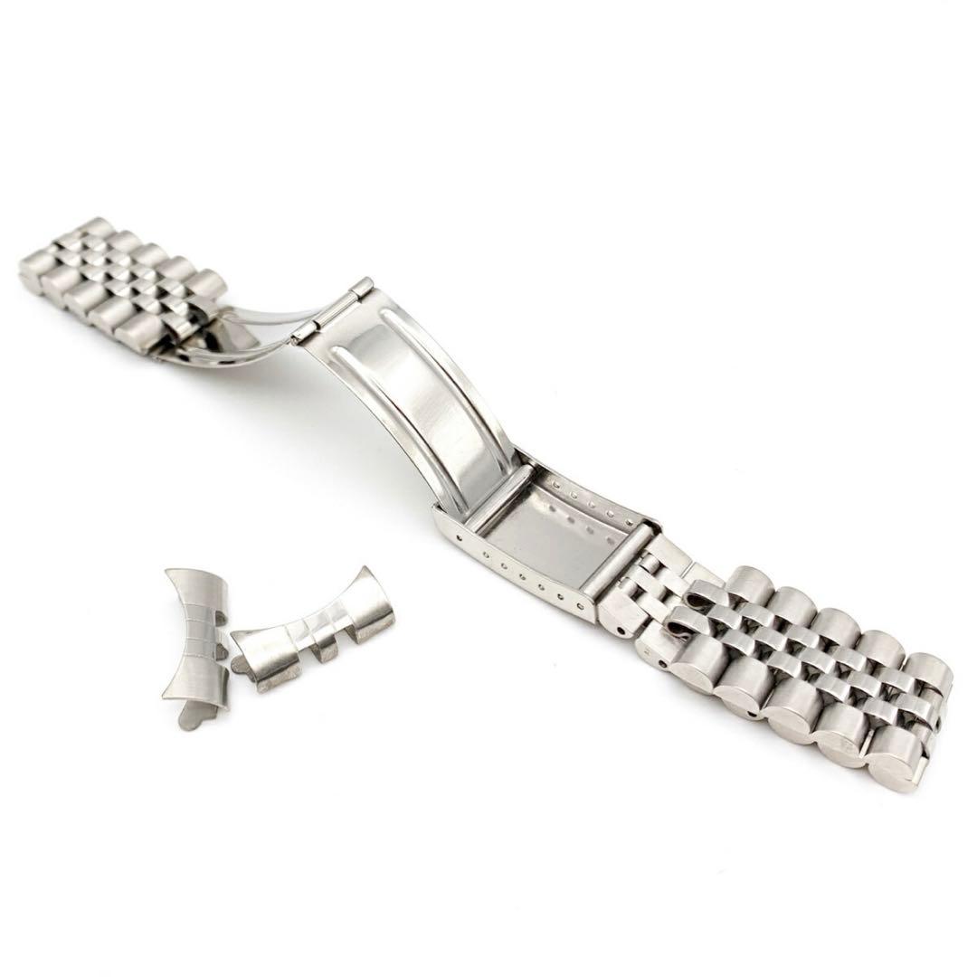【新品未使用】ジュビリーブレス　時計　ベルト　ステンレススチールシルバー19mm