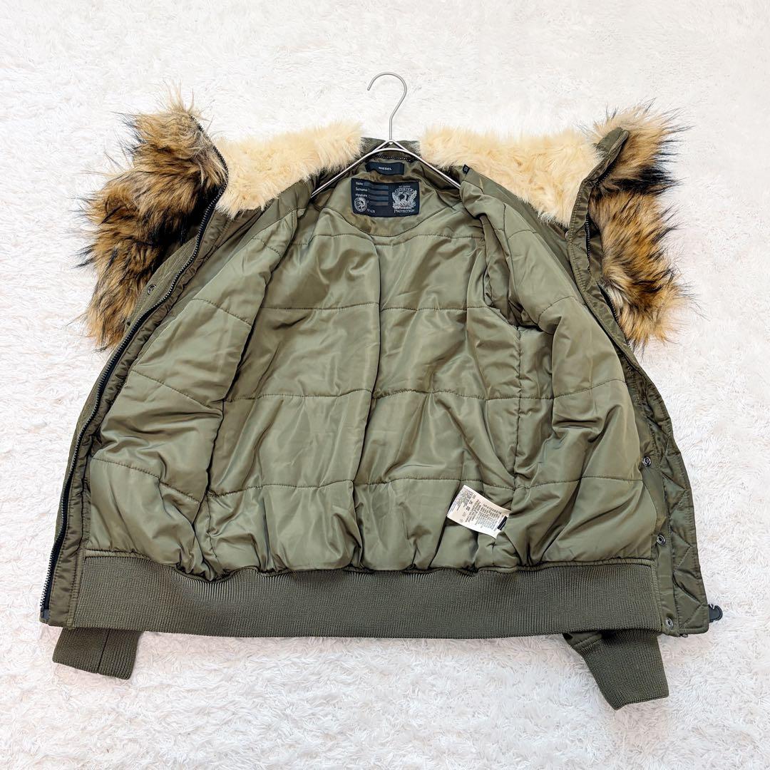 ディーゼル N-2B y2k 00’ archive フライトジャケット カーキ