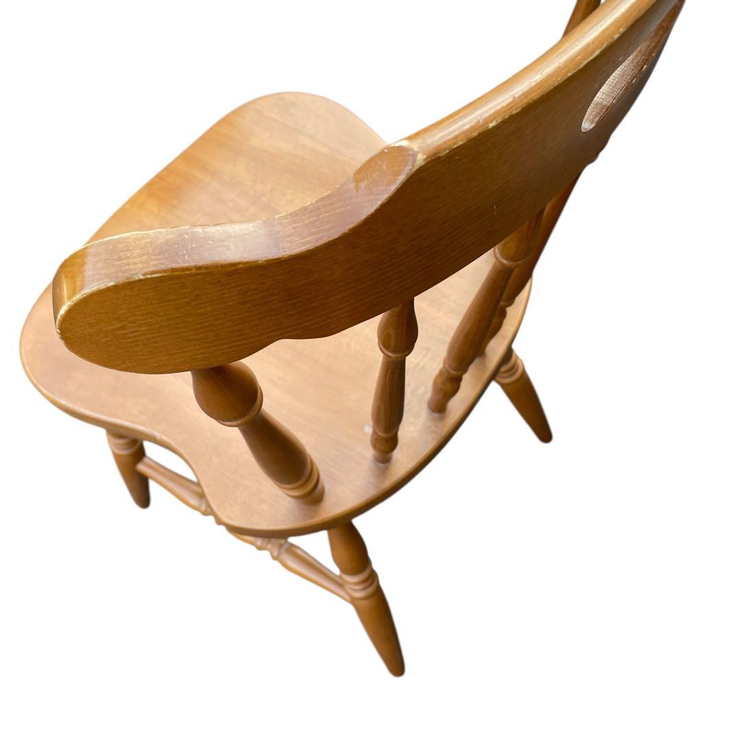 ダイニングチェア 飛騨産業 キツツキ マーク イス チェア アンティーク