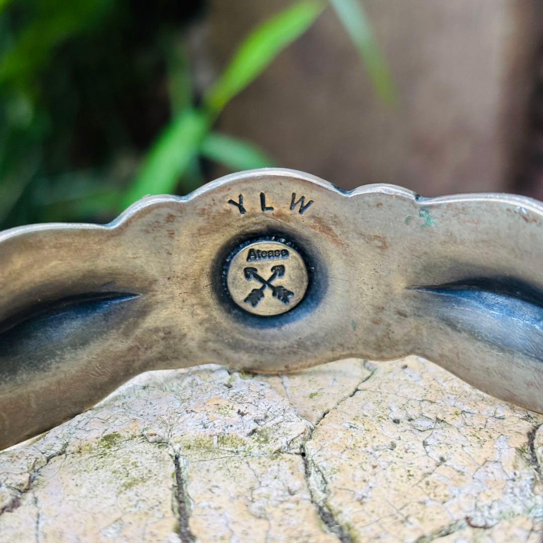 YEALOW クッシュマン　シルバーバングル　ナバホ　navajo インディアン