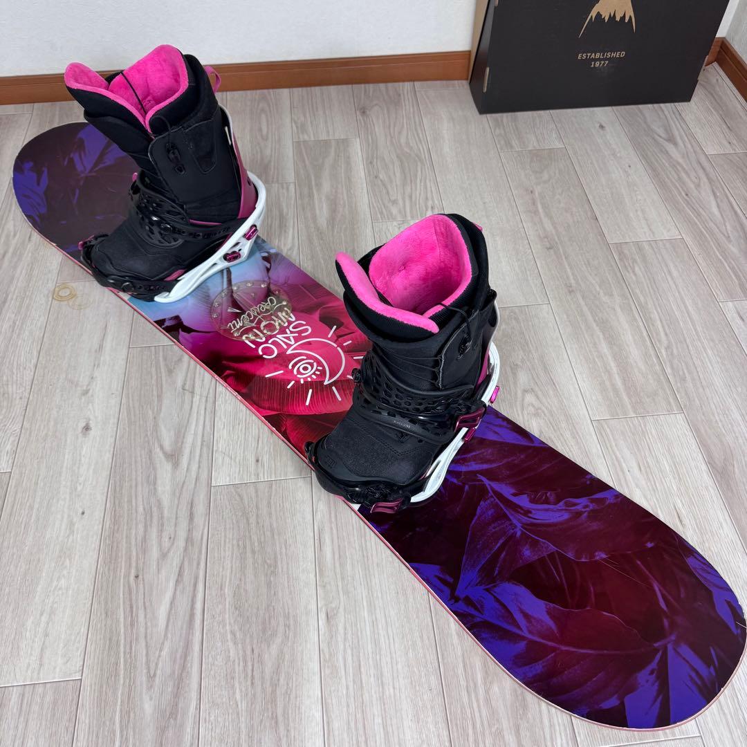 SALOMON スノーボードセット 138cm 23.5cm