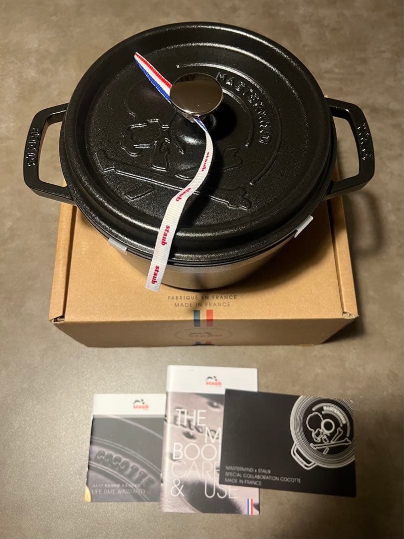 50周年限定新品　MASTERMIND × STAUB コラボレーションココット