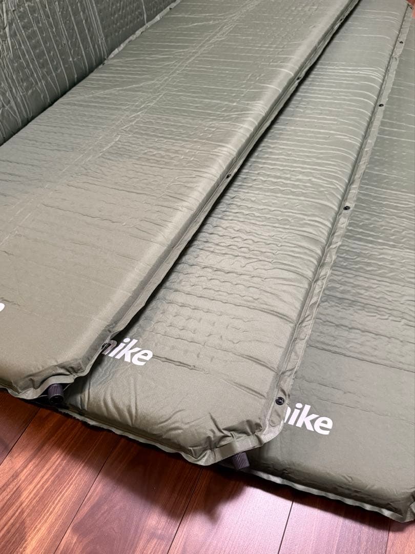 【3個】Naturehike エアーマット 自動膨張 厚手5cm（グリーン）