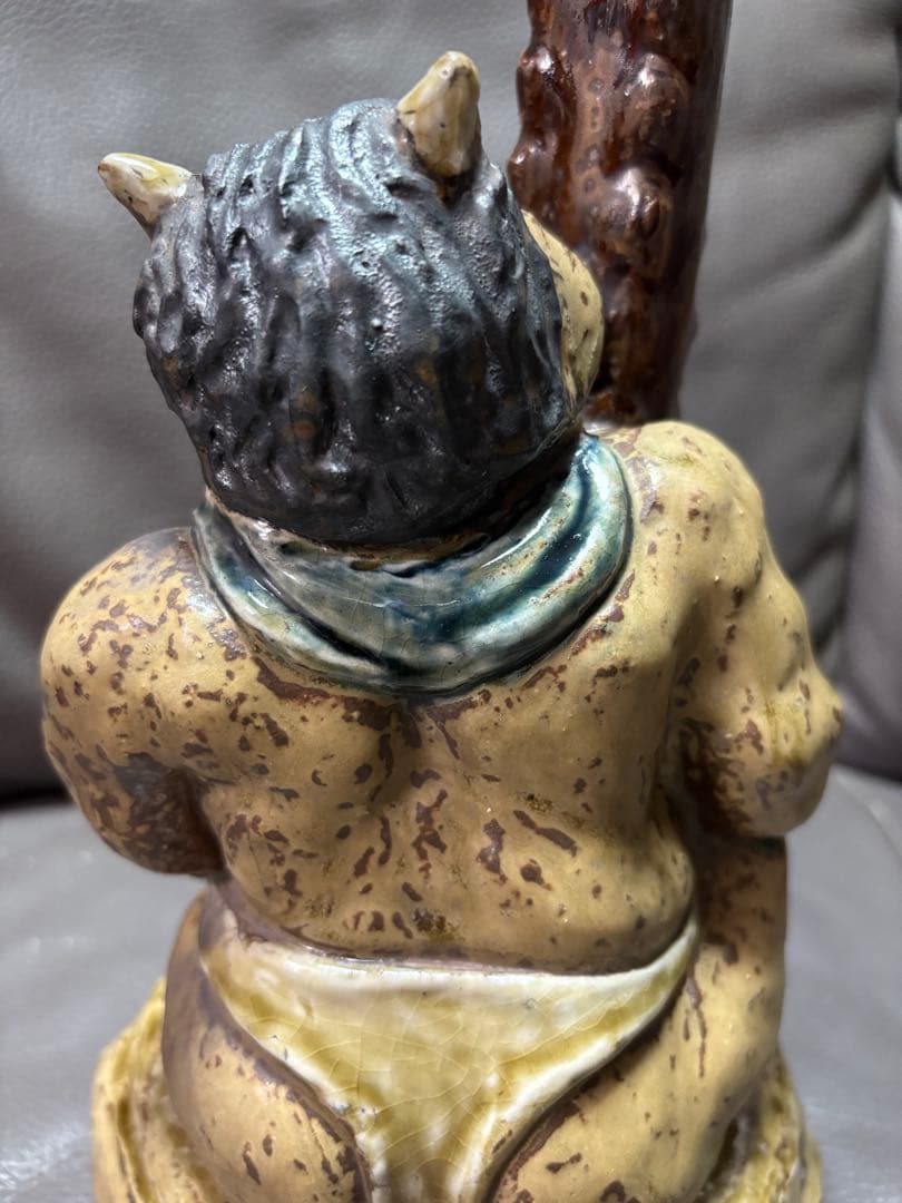 鬼と金棒　置物