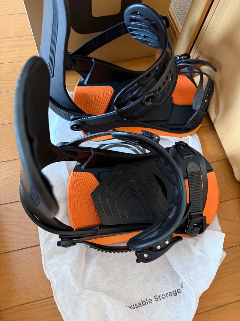 Union ウルトラ　スノーボードビンディング ブラック/オレンジ