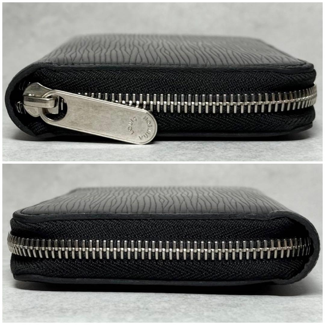 超美品 定価13万 ルイヴィトン エピ ノワール ジッピーウォレット 長財布