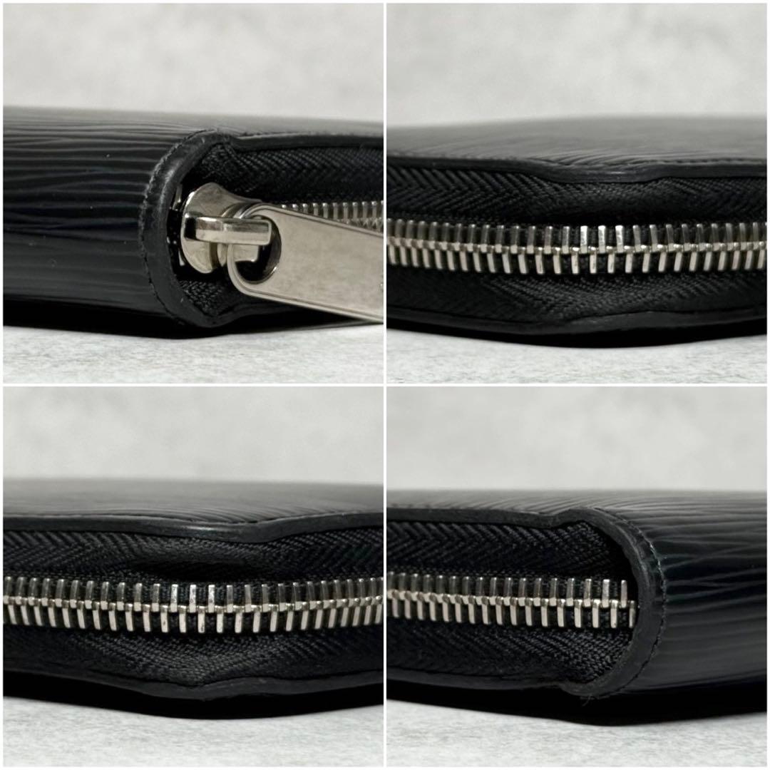 超美品 定価13万 ルイヴィトン エピ ノワール ジッピーウォレット 長財布