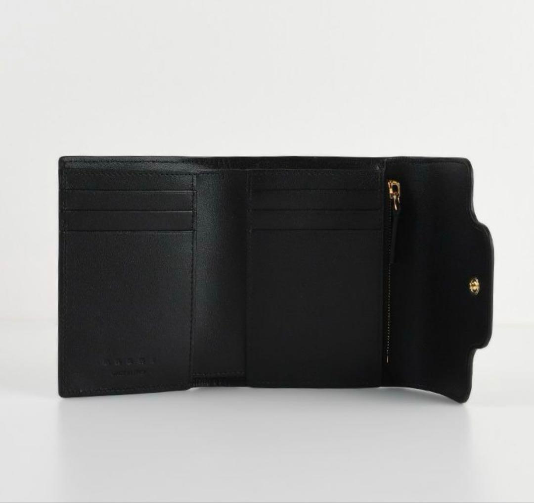 MARNI 三つ折り財布 ブラック