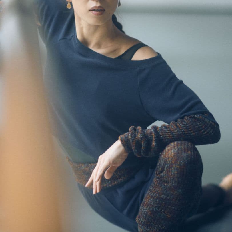 【新品】バレエ【SHOKO NAKAMURA】ウォームアップトップス　サイズМ