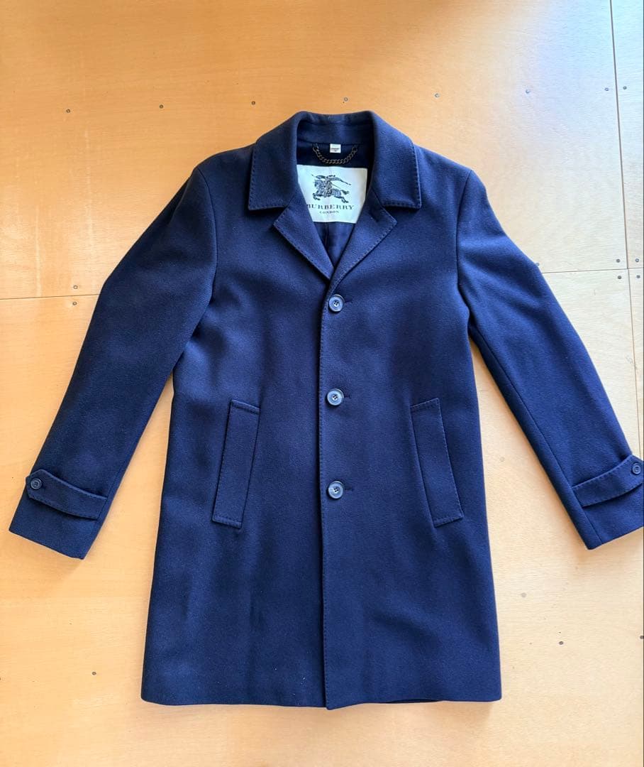 ◆BURBERRY LONDON◆ チェスターコート ネイビー