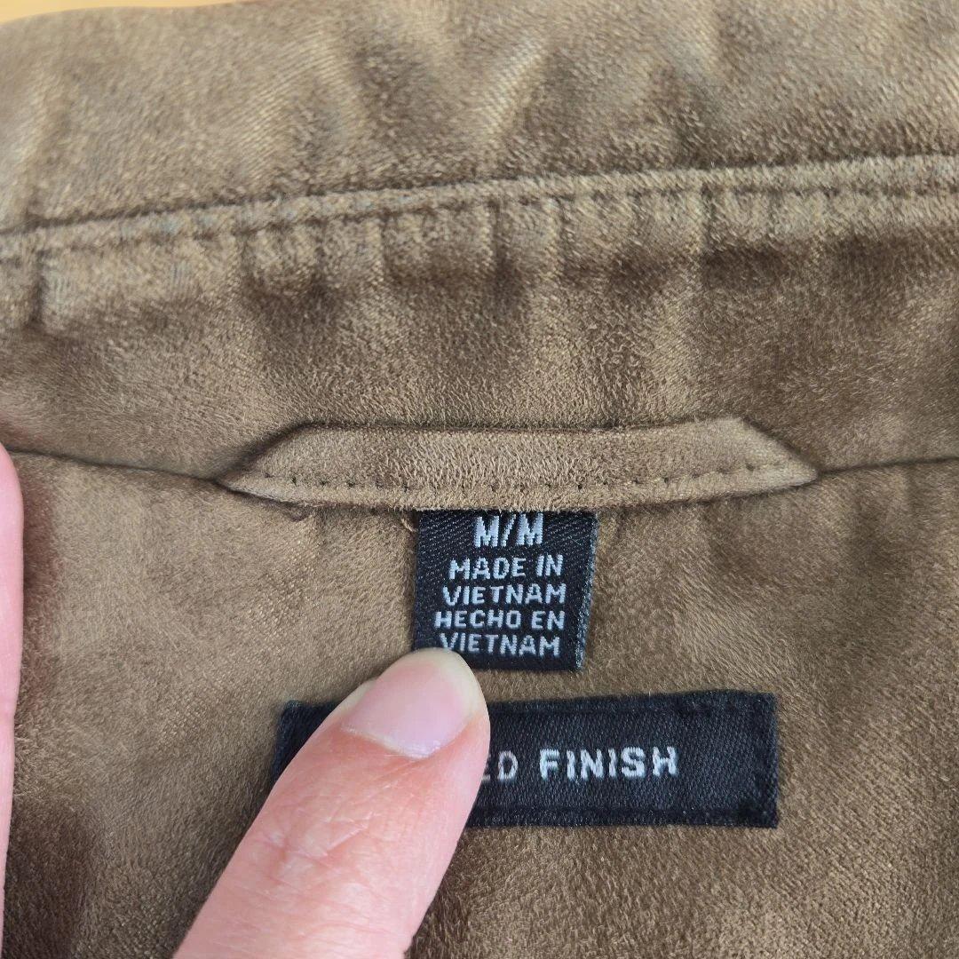 希少 claiborne クレイボーン スエードブルゾン ブラウン Mサイズ