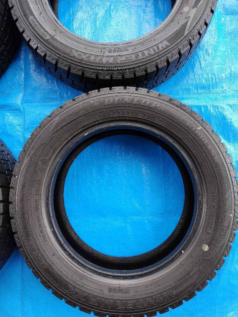 155/65R13、ダンロップ・WINTERMAXX・WM02、4本、送料込み