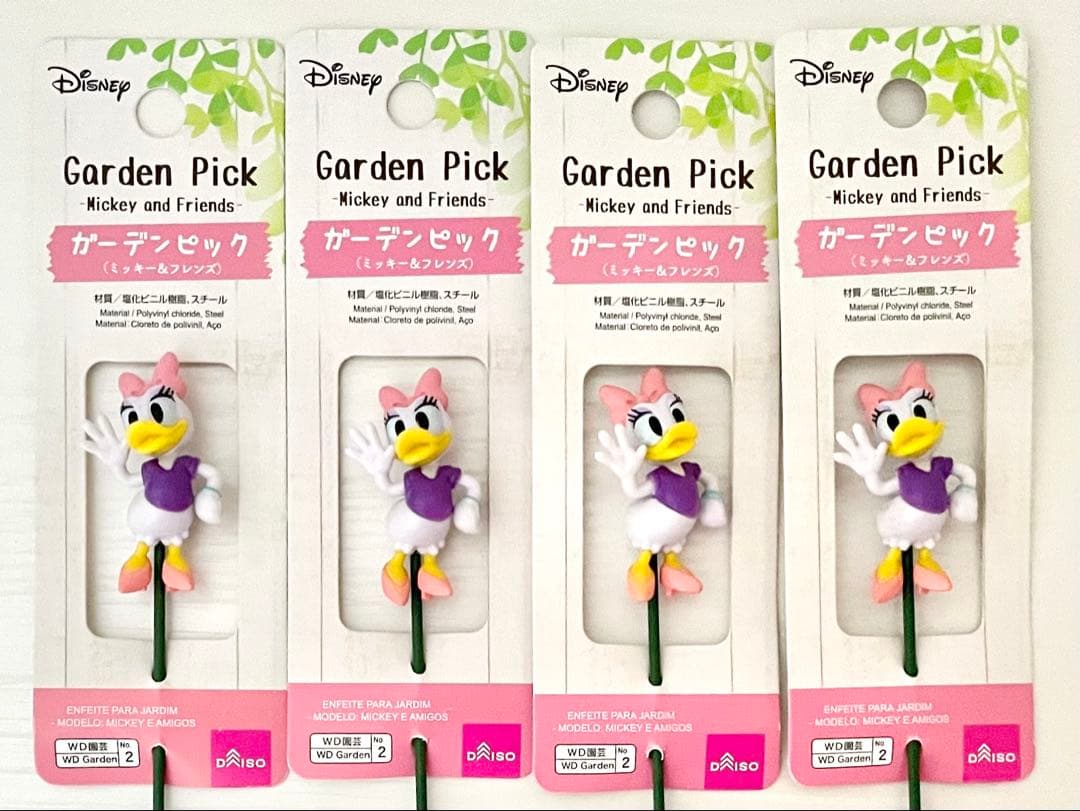 ❤️【ダイソー】新品 ディズニー ガーデンピック ミッキー&フレンズ 23本セット