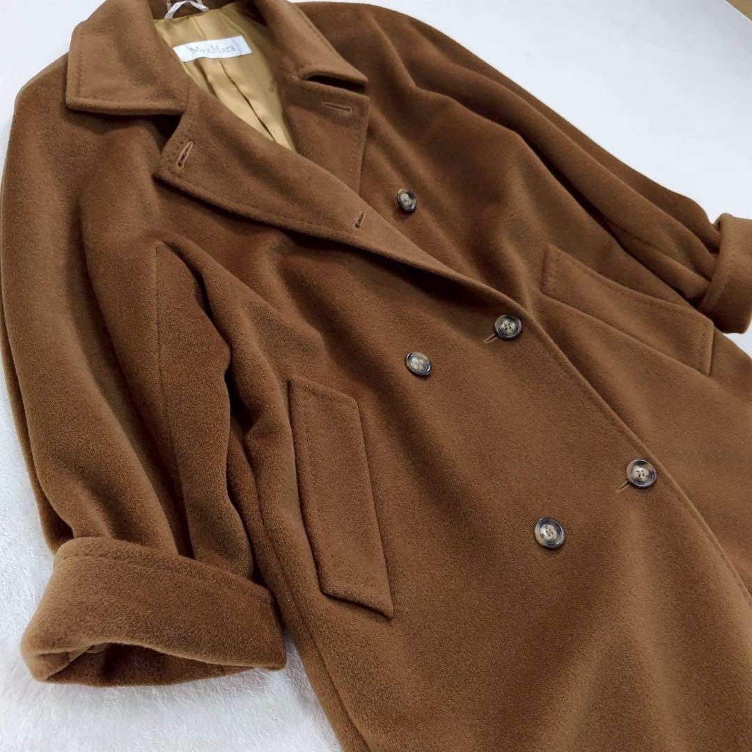 Max Mara マックスマーラ カシミア コート 高級 白タグ キャメル