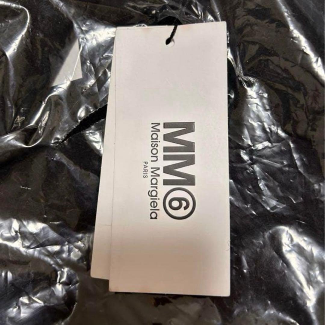 MM6 Maison Margiela ロゴ刺繍ブラック コート　新品未使用