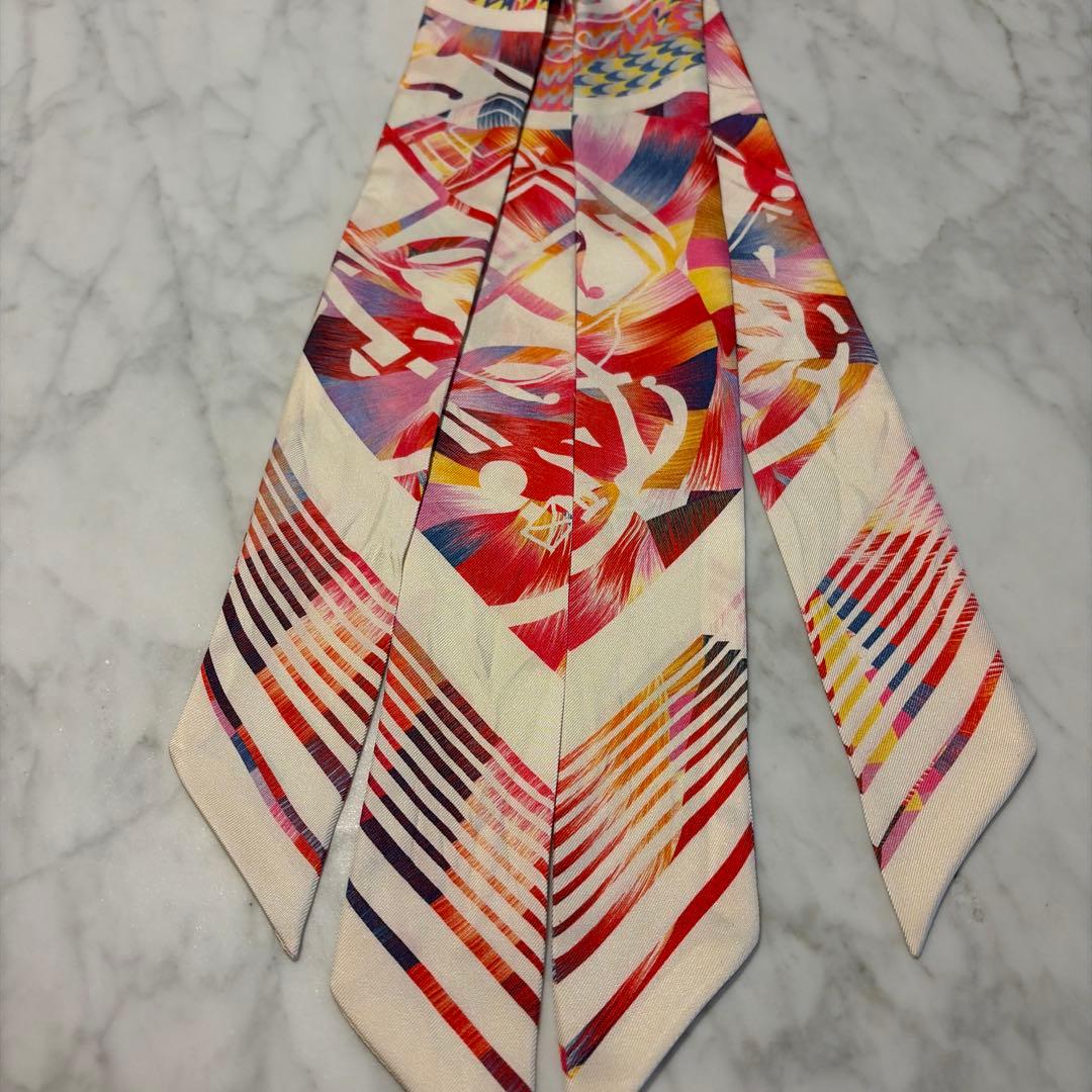 HERMES エルメス ツイリー エクスリブリス 京都マーブル2本セット