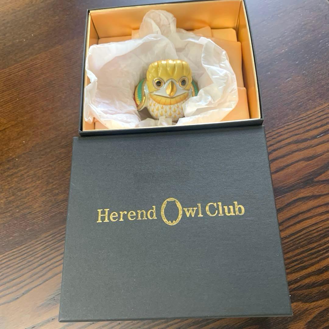 専用☆希少☆世界3,000体限定ヘレンド テオティワカンのフクロウ(箱付き)