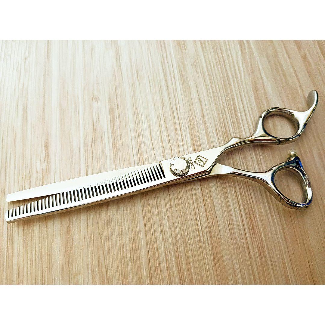 6.5インチ✨プロ用ペットセニングシザートリマートリミングママミングスキバサミ