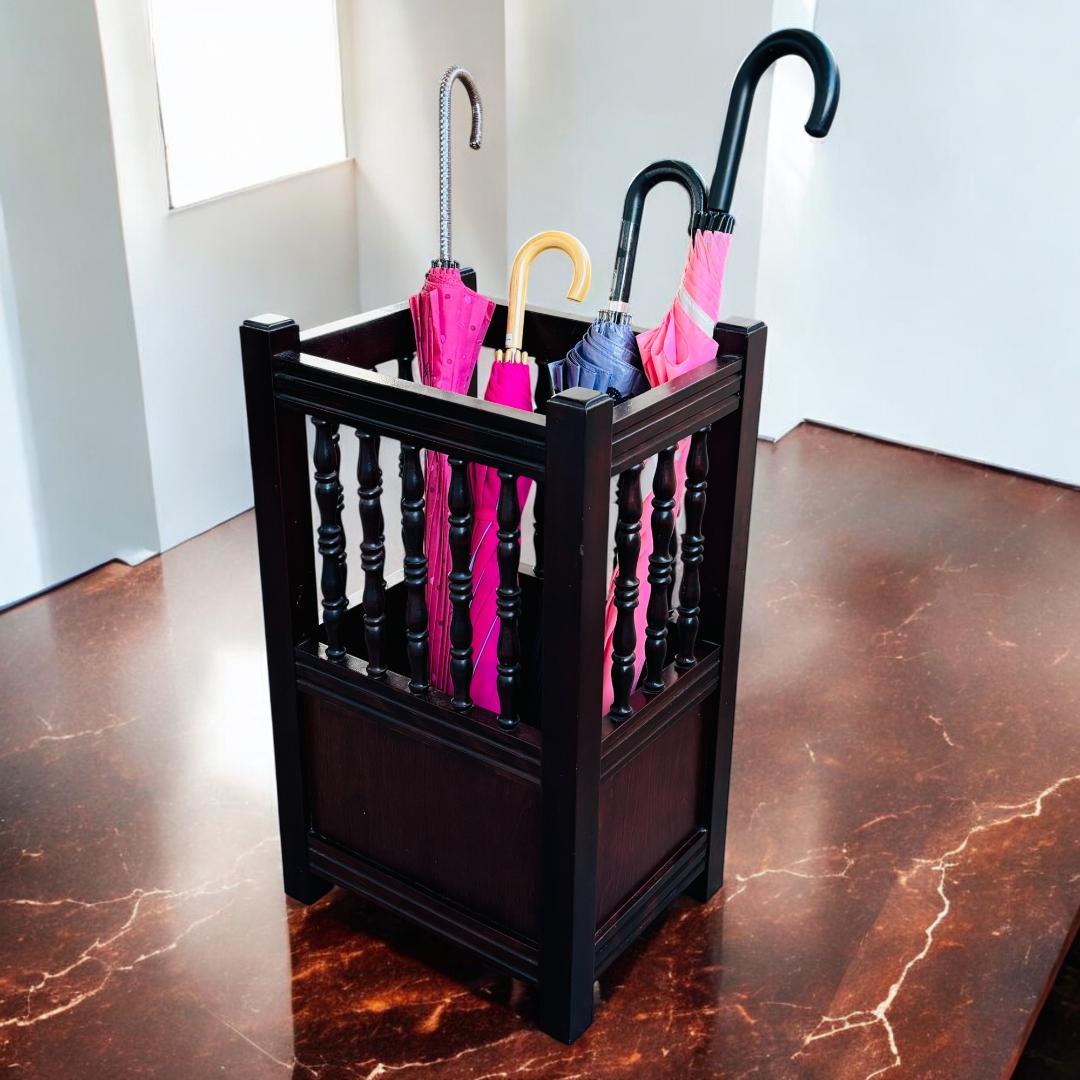 【送料無料】 九州民芸家具 傘立て 和モダン 天然木 木製 高級家具