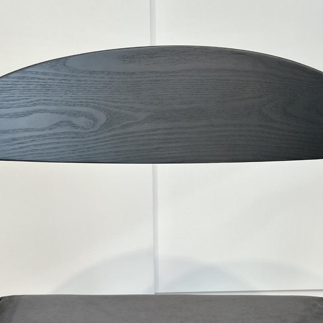 ナガノインテリア DC354 レッドオーク CB ブラック グレーファブリック