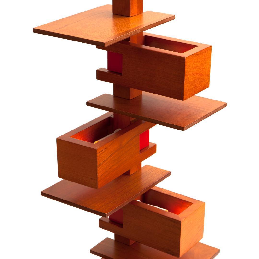 フランク・ロイド・ライト タリアセン2 フロアスタンド フロアライト ミドル 茶