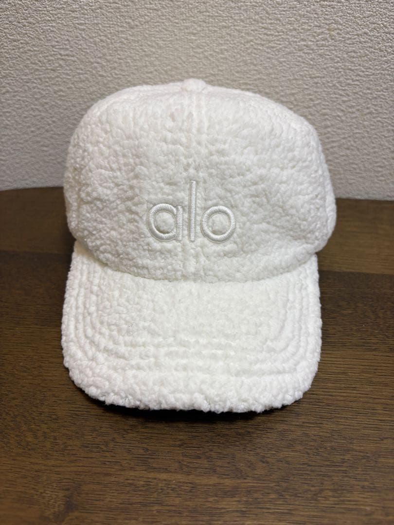 ⭐︎alo フリースキャップ アイボリー