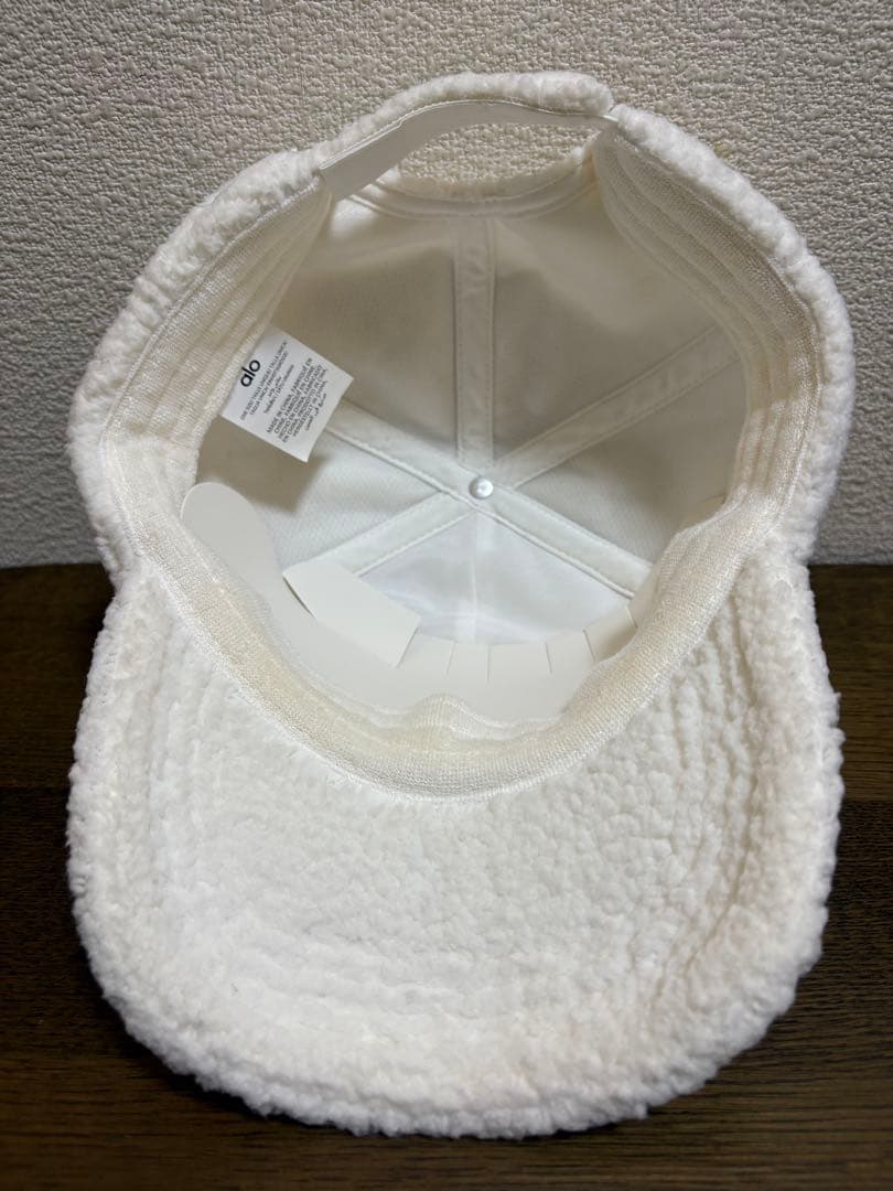 ⭐︎alo フリースキャップ アイボリー