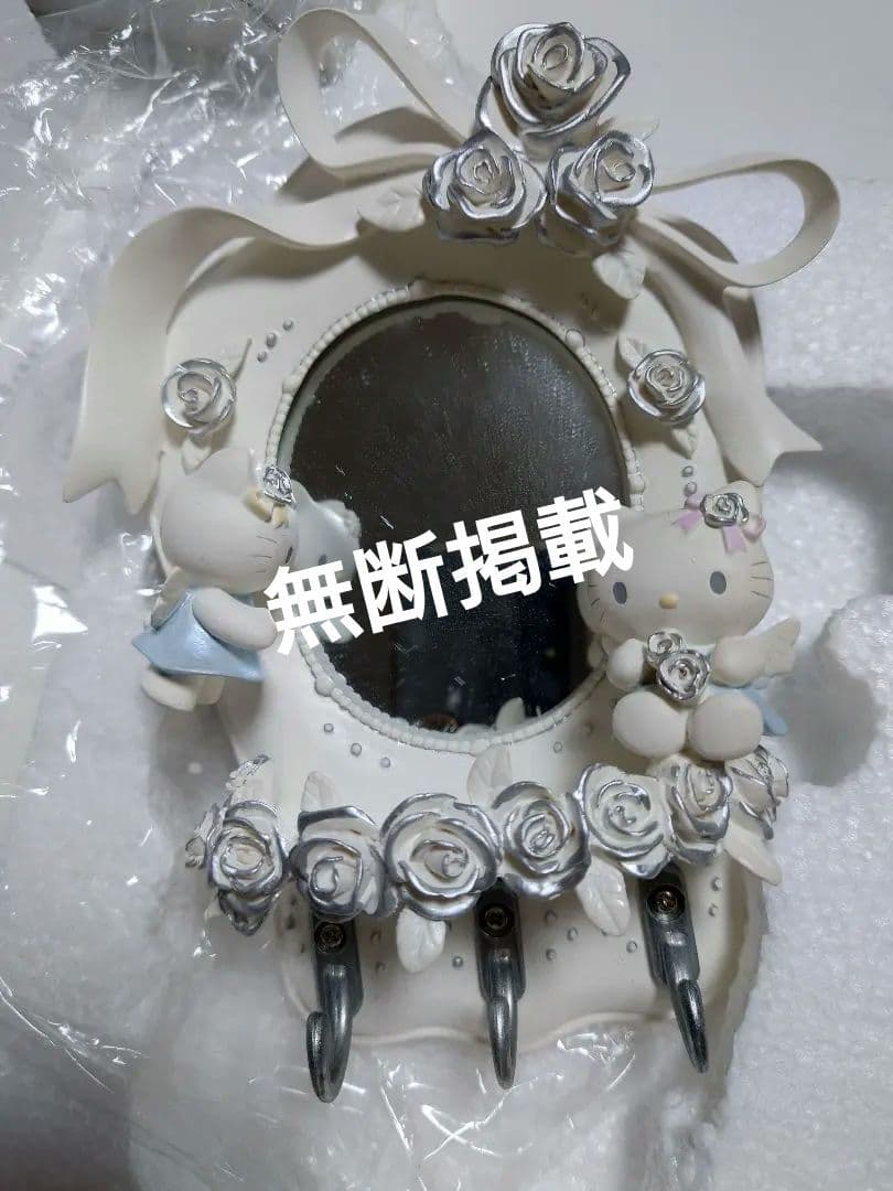 激レア 平成レトロ エンジェルキティー ミラー 壁掛けフック ウォール フック