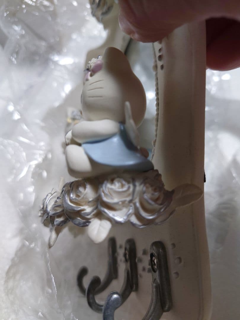 激レア 平成レトロ エンジェルキティー ミラー 壁掛けフック ウォール フック