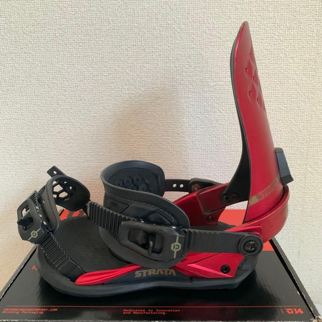 UNION STRATA スノーボードビンディング レッド　2018-2019