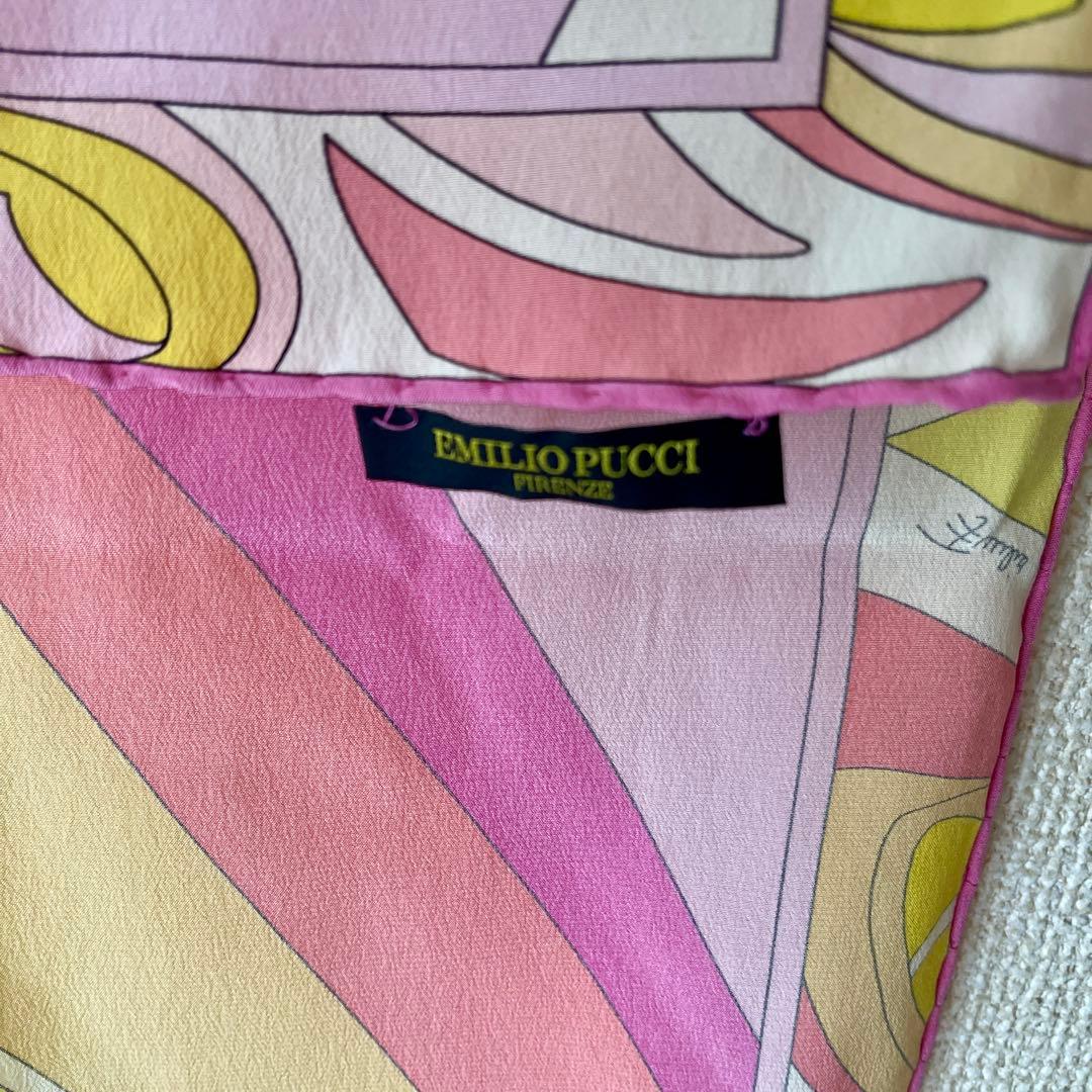 【希少美品】Drawer購入 EMILIO PUCCI ロングスカーフ トレンド