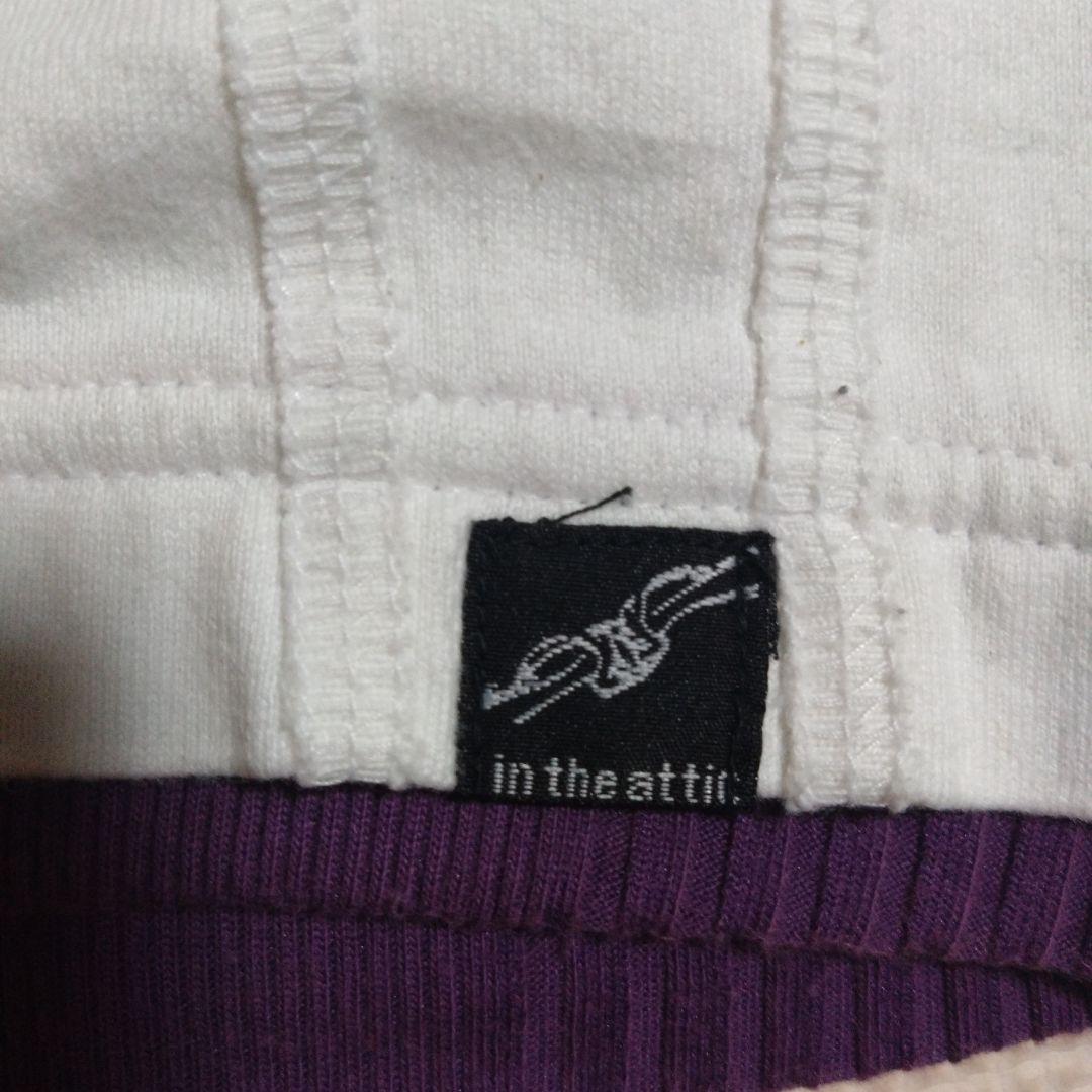 in the attic　00's　レイヤード　英字　編み上げ　レースアップ　Ｌ