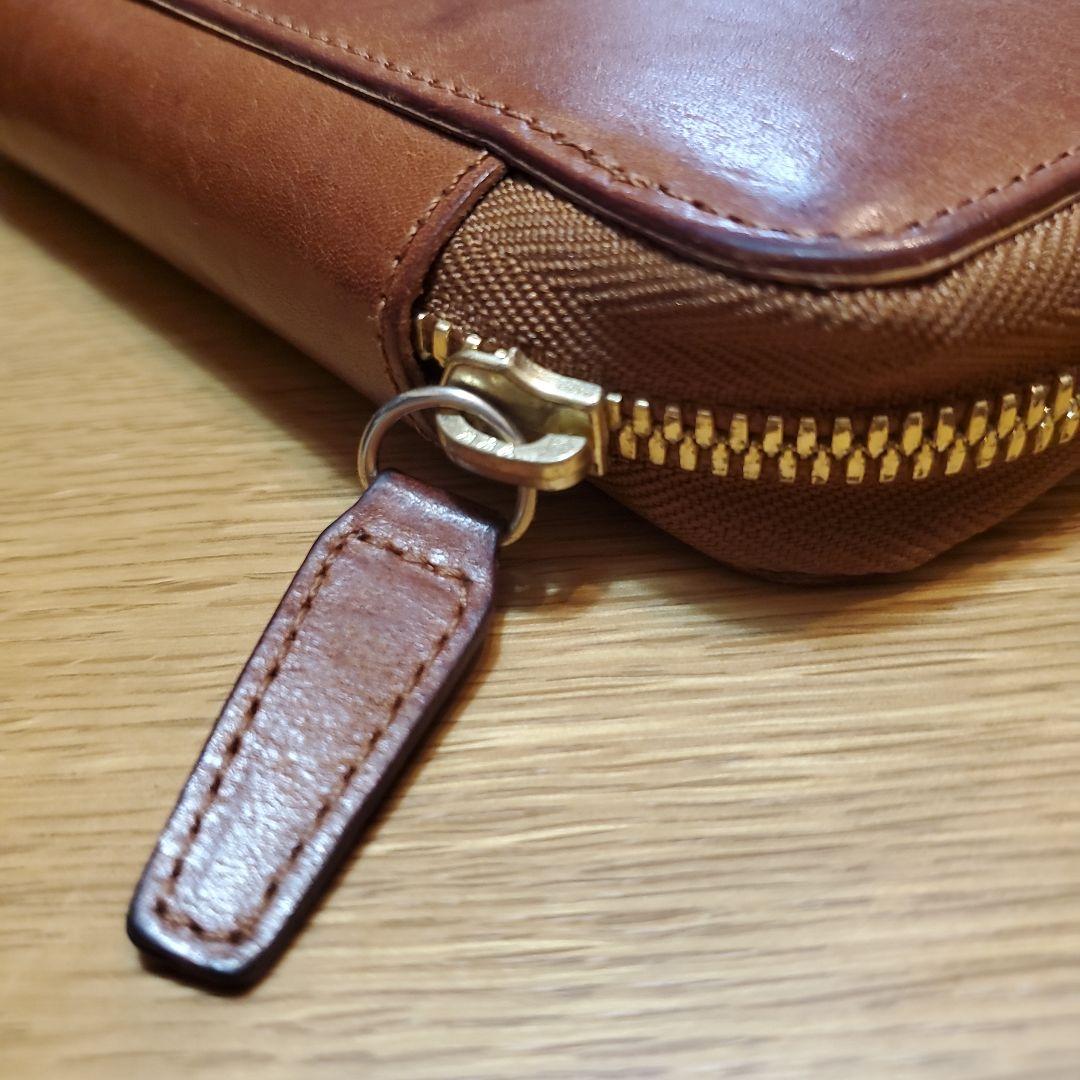 I*C様 しーさーコラボペンケース SY-06 プエブロ ブラウン レザー 筆箱