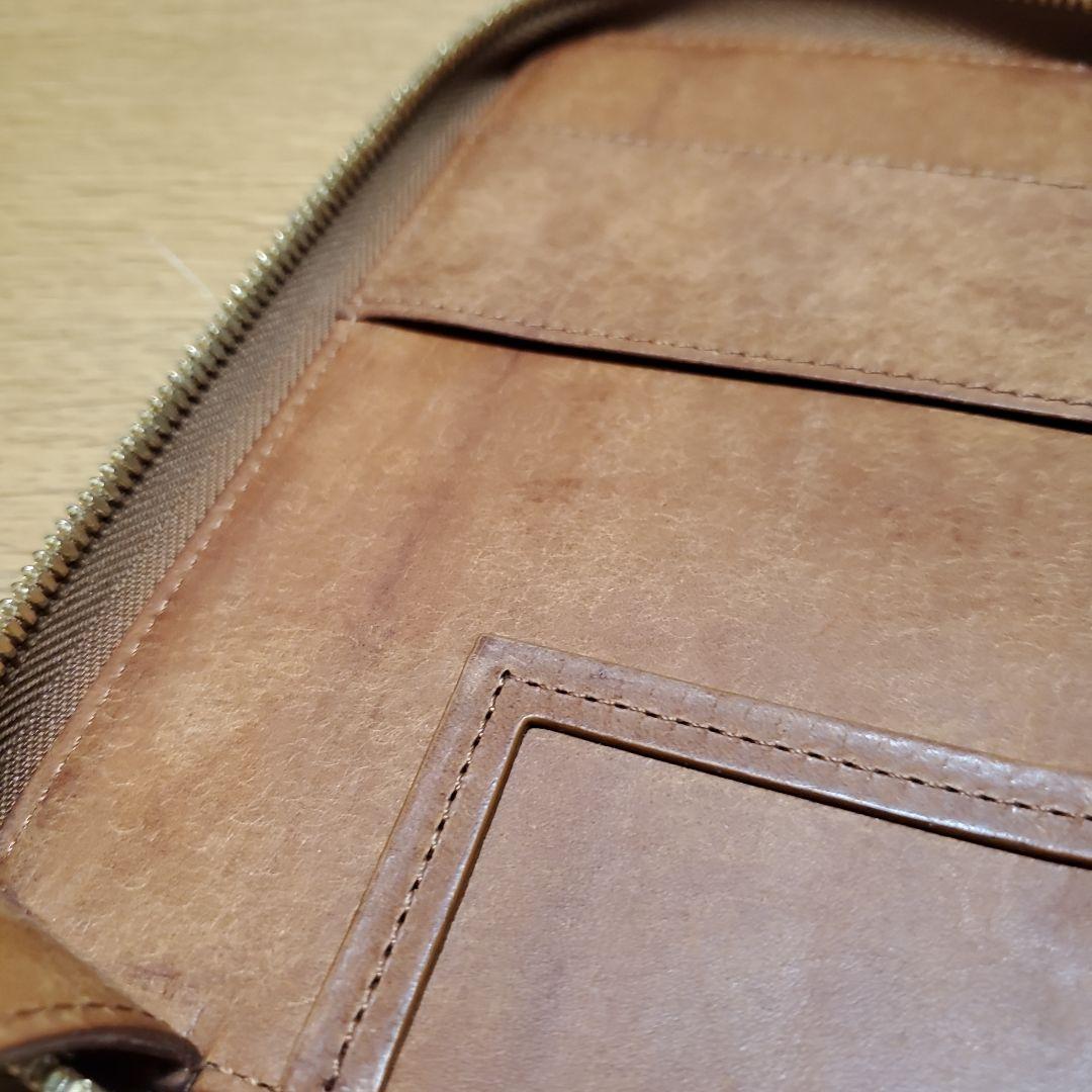 I*C様 しーさーコラボペンケース SY-06 プエブロ ブラウン レザー 筆箱