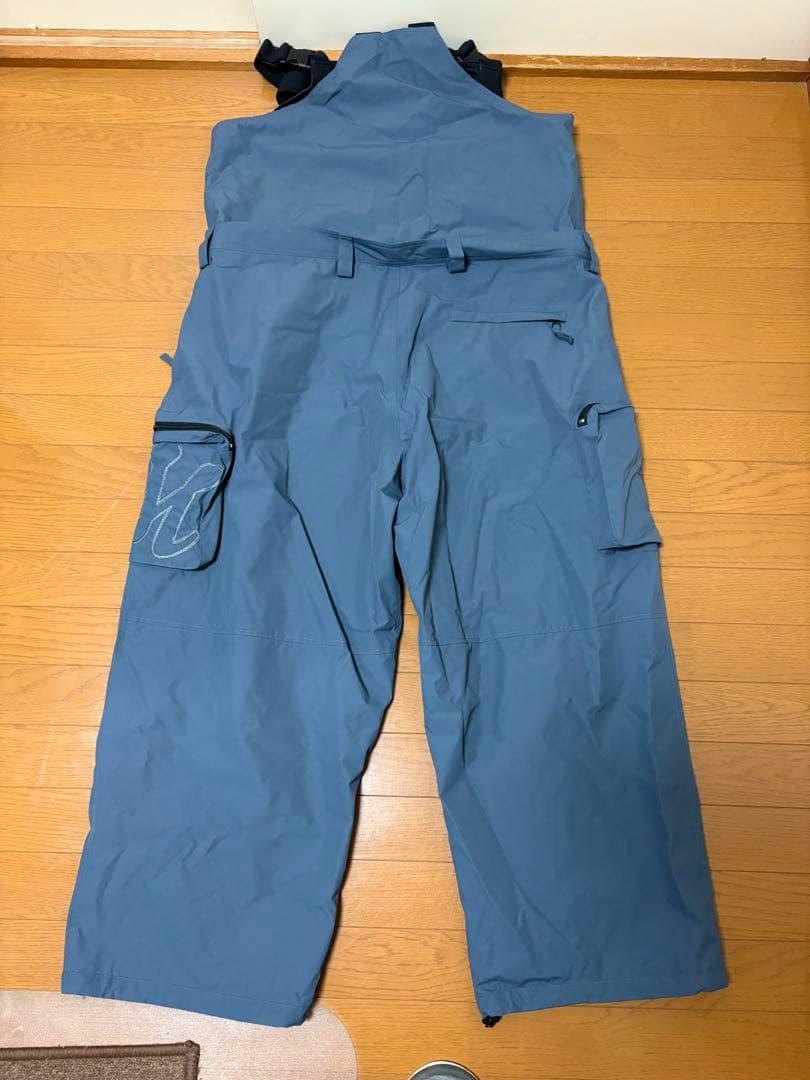 未使用 MAHF スノボウェア 上下セット ビブパンツ